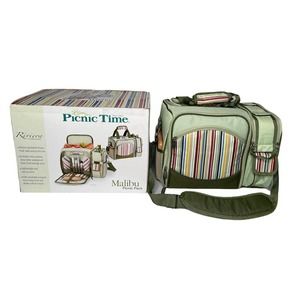 NEW Picnic Time Riviera Collection Malibu Insulated Picnic Cooler Tote For 2‎